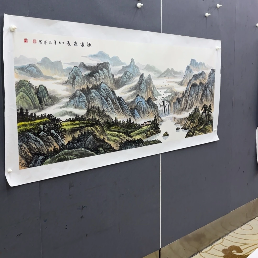 龙***爷国画闫德虎小六尺童