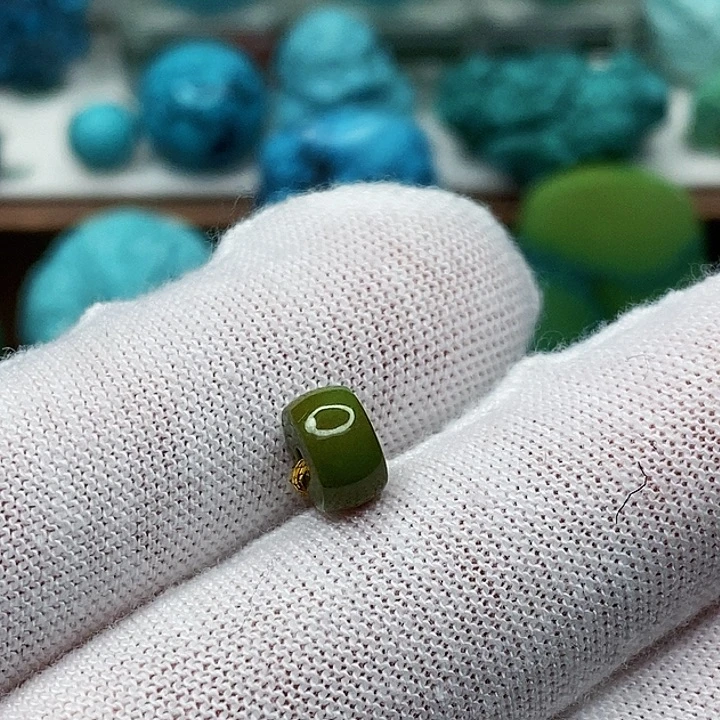 绿松石未镶嵌天然原矿 地大质检