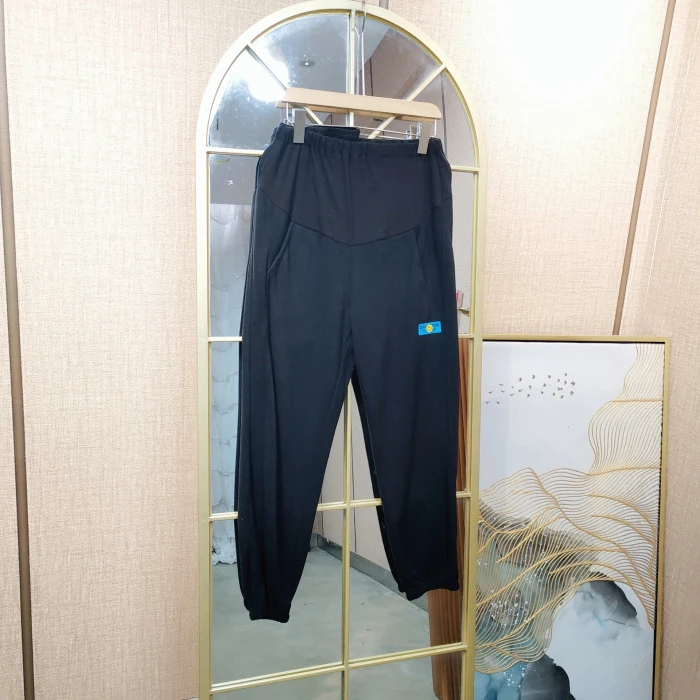 MH33孕妇黑色休闲裤90-130