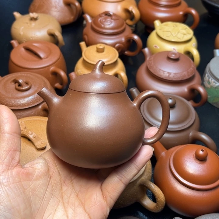 紫砂茶壶手工制作原矿紫砂