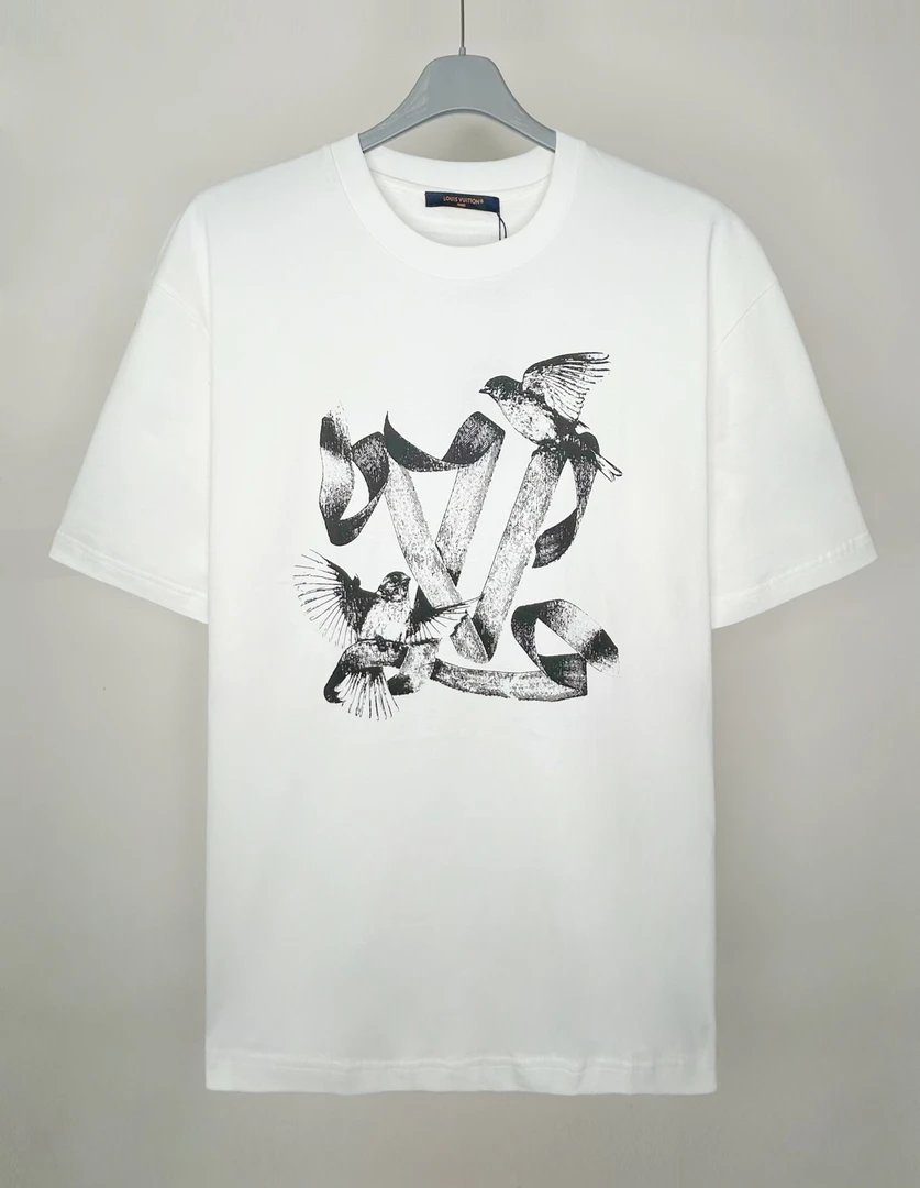 未使用 LouisVuitton/路易威登 GXS2动物Logo印花圆领短袖HPY83W