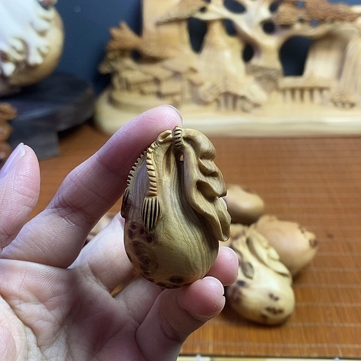 柏木（崖柏）福袋手把