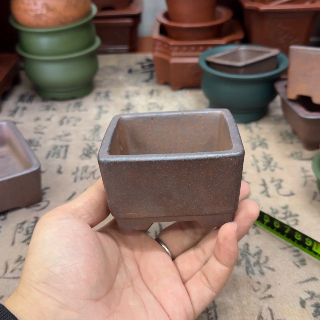 紫砂花盆宜兴紫砂正品7.5x4