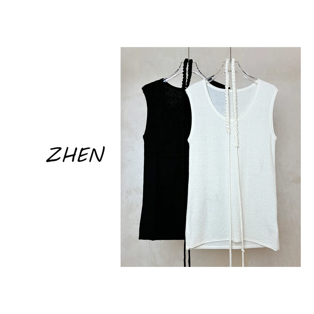 【ZHEN】25K00195 2025新款外套职场风小众设计师款马甲