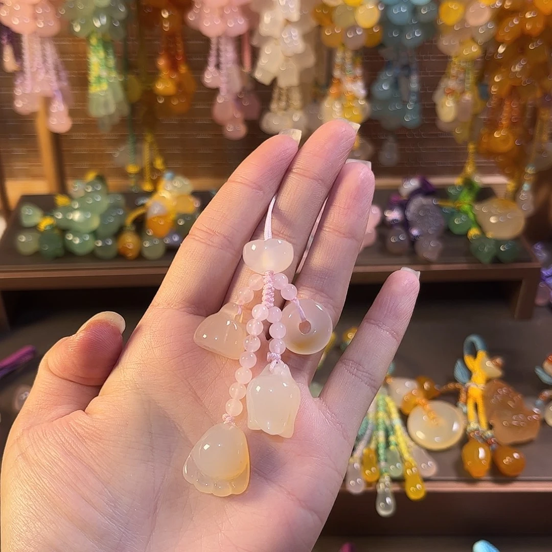 玛瑙/玉髓未镶嵌车挂