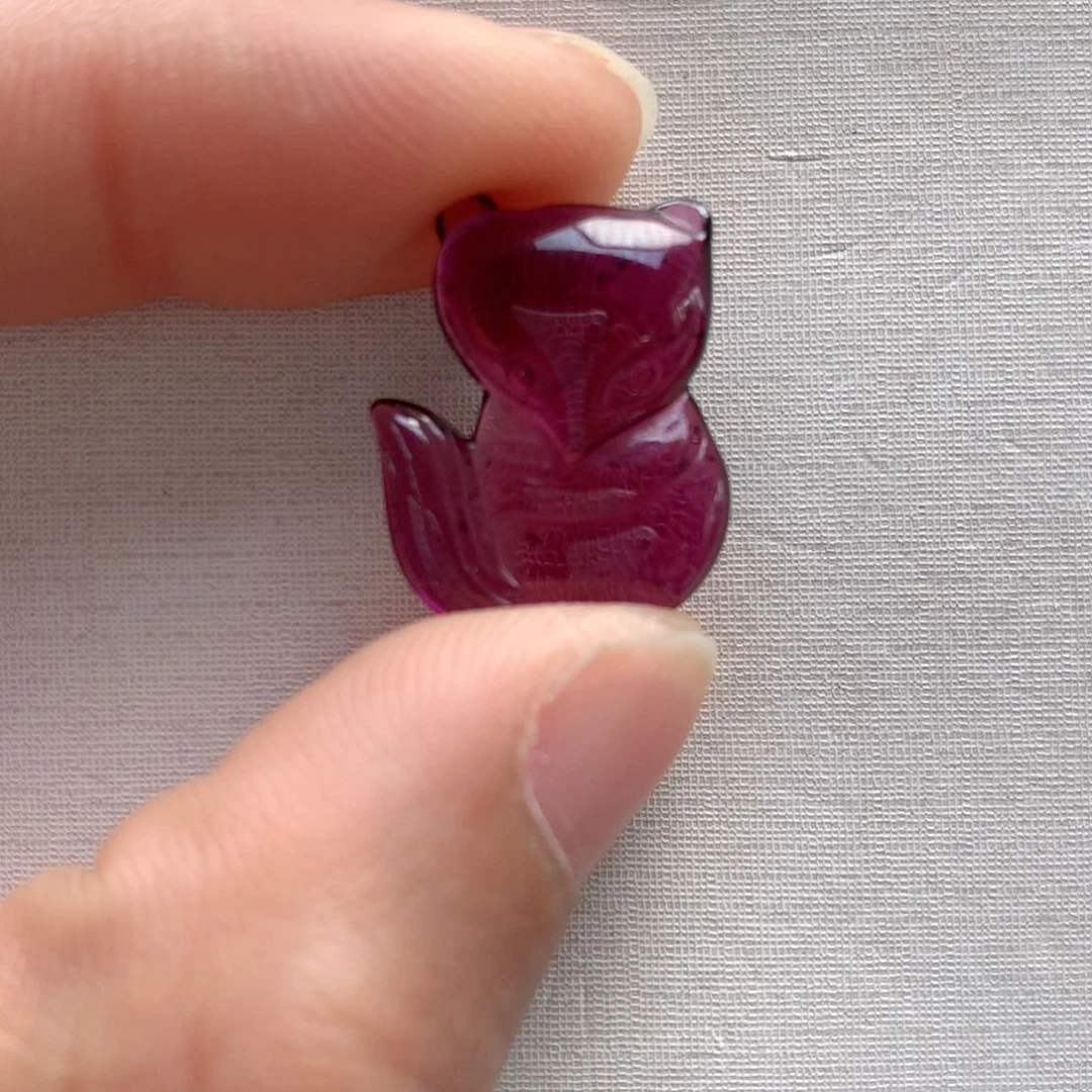 未镶嵌颈饰石榴石巧***筒坠子