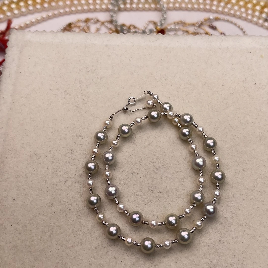 海水珍珠18K金镶嵌颈饰