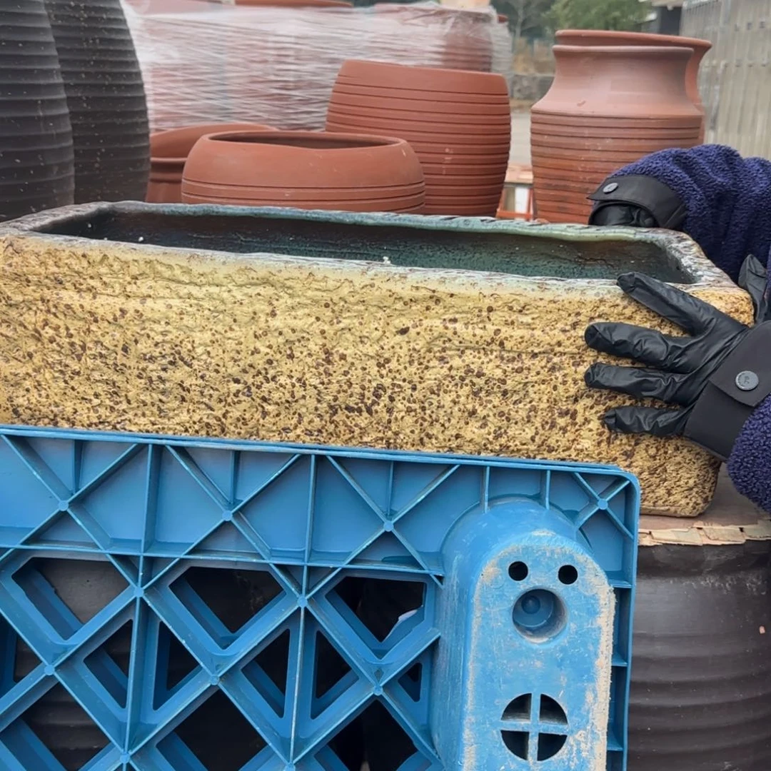 紫砂花盆长58高19宽30宜兴紫砂