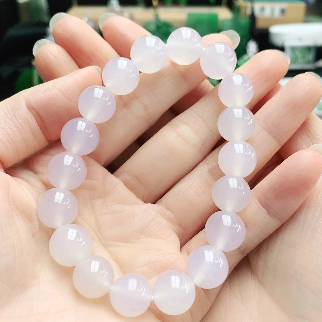 玛瑙/玉髓未镶嵌手链12mm