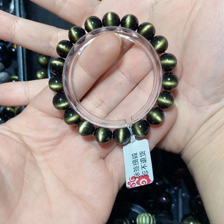 黑曜岩手串未镶嵌幸**?