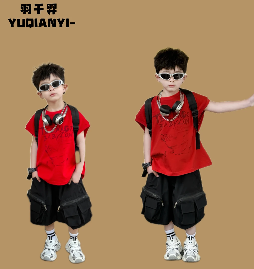 【羽千羿】现货 夏季儿童 百搭经典小背心  真的好爱！XSTX-6817