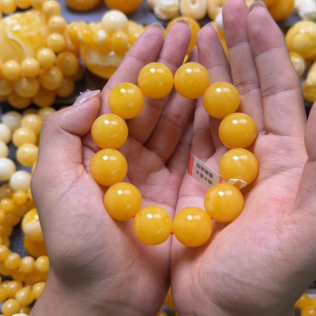 未镶嵌蜜蜡珠宝奇石同料20mm