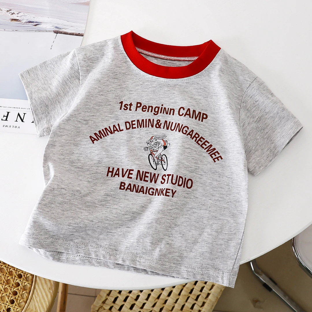 【宠粉福利】儿童短袖上衣中小大童夏季婴儿短袖T恤宝宝女童男孩t恤