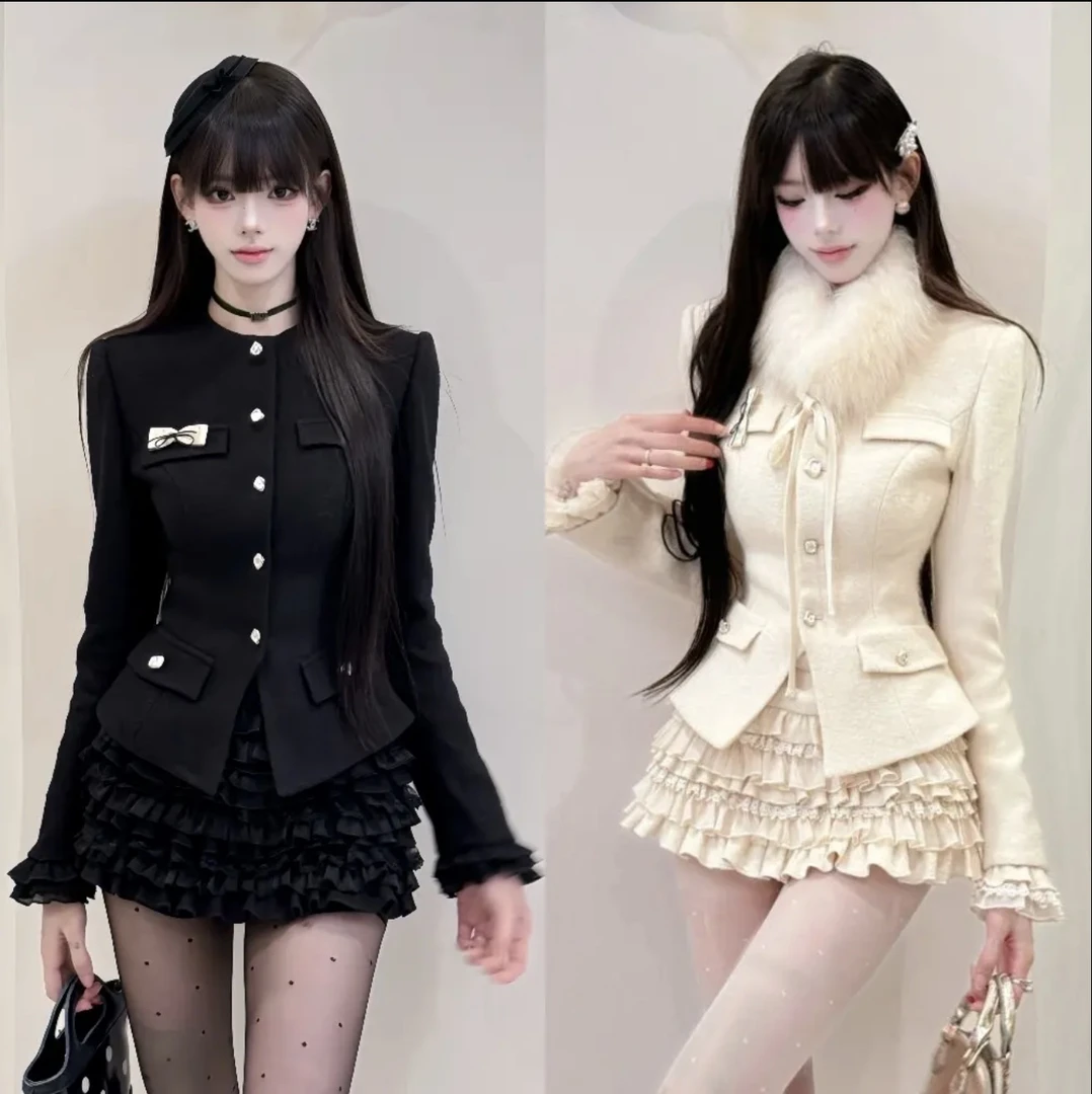 新品●YeYe●北国雪乡气质名媛/小香风少女风时尚套装