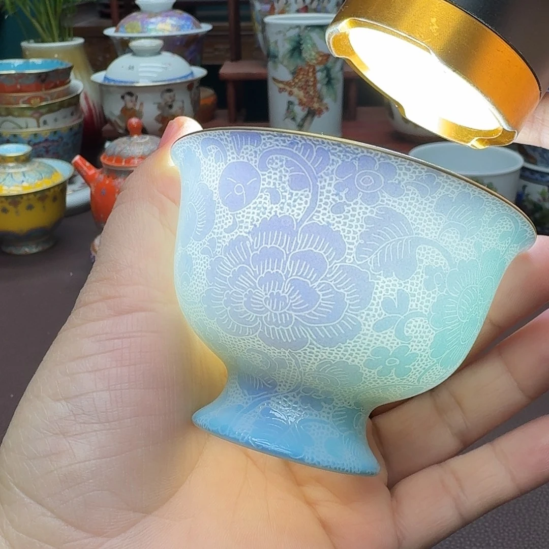 瓷片景德镇仿古手工制作精品展示