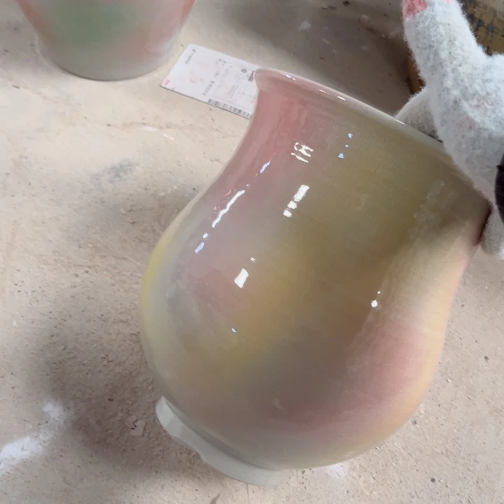 瓷片口16高23瑕景德镇陶瓷