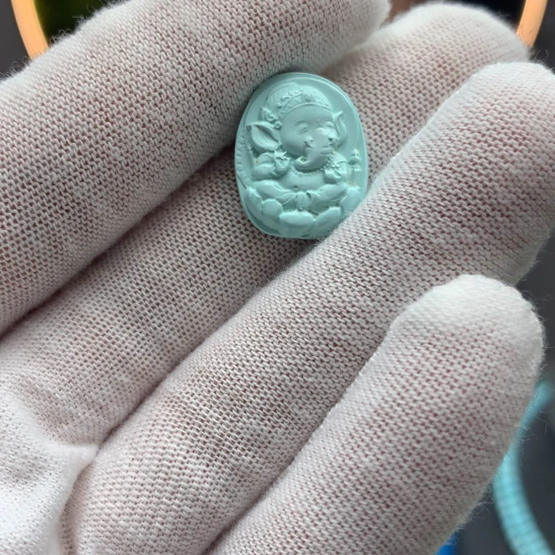 绿松石挂件未镶嵌