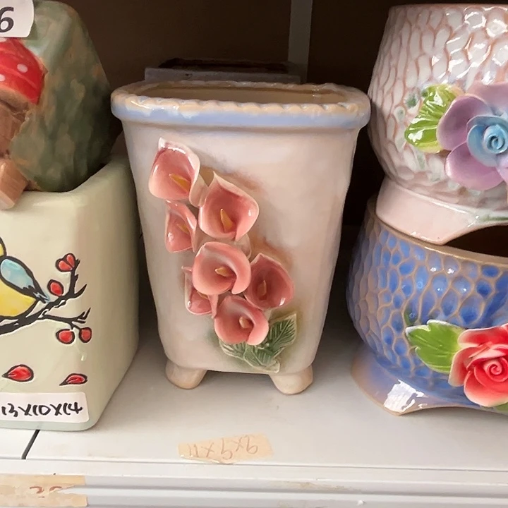 粗陶材质多肉花盆