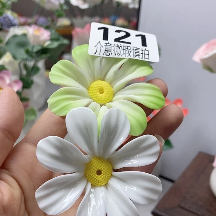 陶瓷手工制作陶瓷花