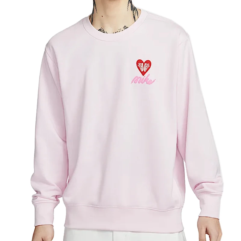 NIKE耐克男子 NK CLUB FT CREW VDAY GCEL针织无帽卫衣IB8233-663