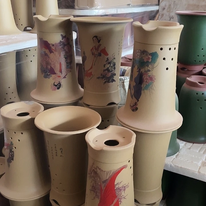 紫砂茶宠口径19高度26四个一组四大美女