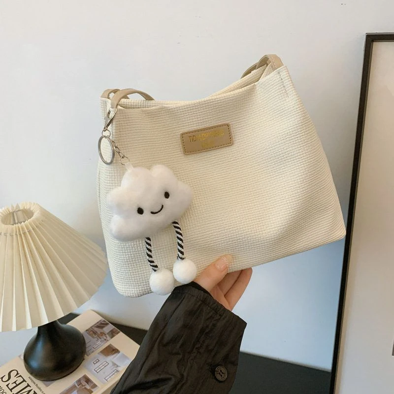 2025新款高级感小众女士包时尚单肩包通勤大容量包女设计潮托特包