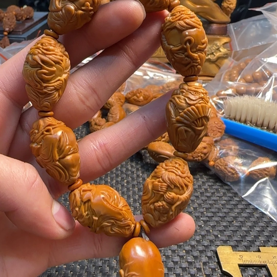 橄榄核手串/手链整身钟馗
