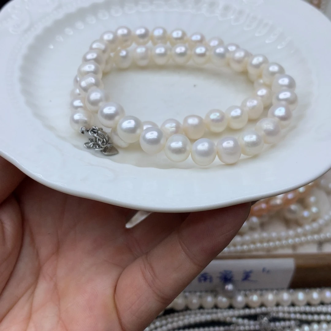 未镶嵌淡水珍珠8w40项链