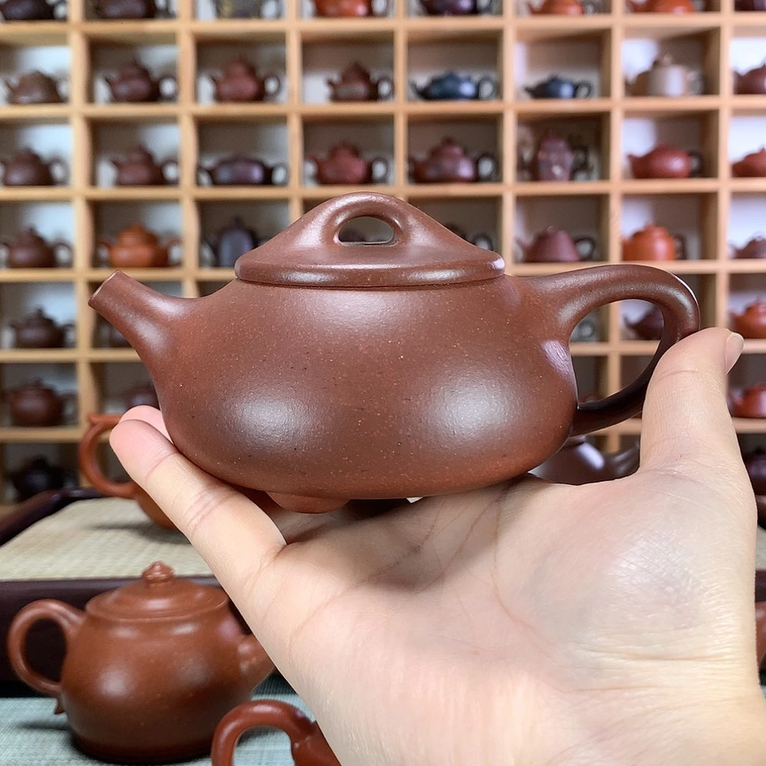 景舟石瓢紫砂紫砂壶手工制作