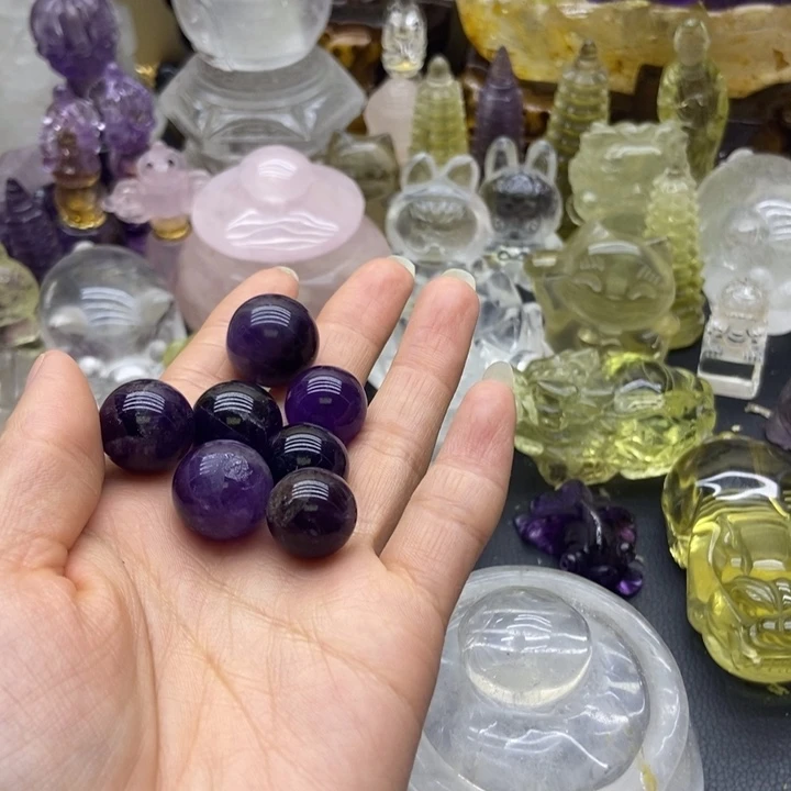 水晶珠宝半成品未镶嵌平**宙摆件