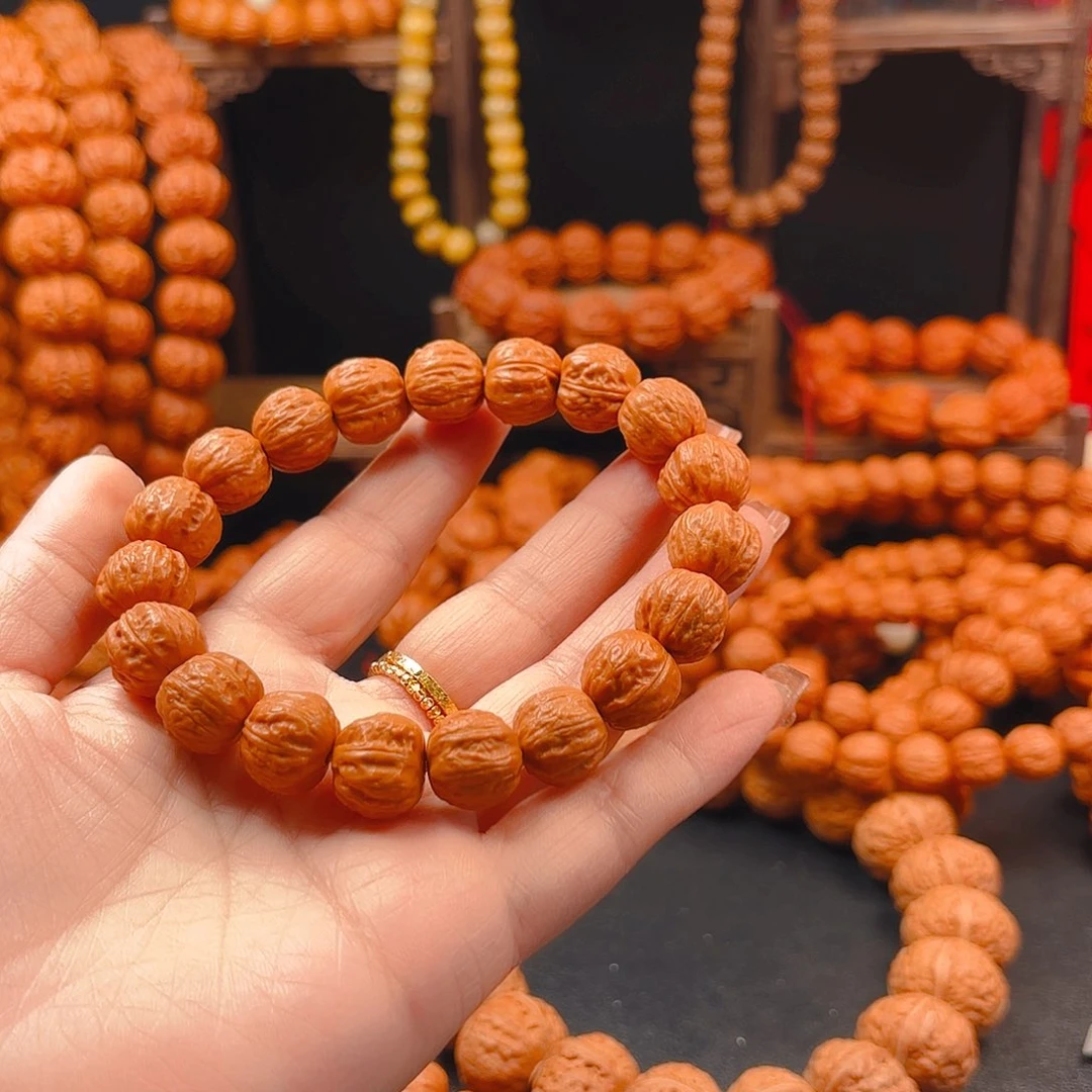 文玩核桃吊坠帅*蝈核桃手串