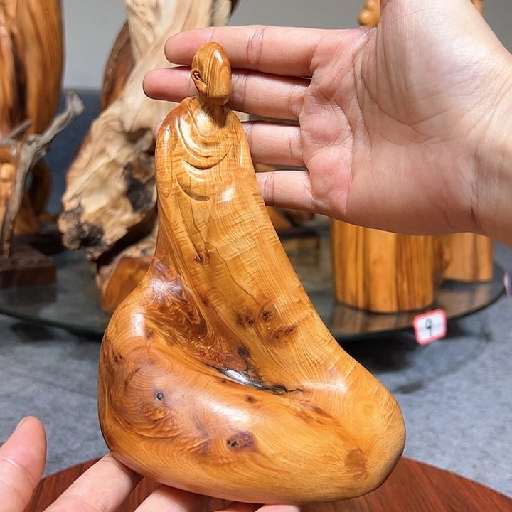 柏木崖柏木手把件摆件