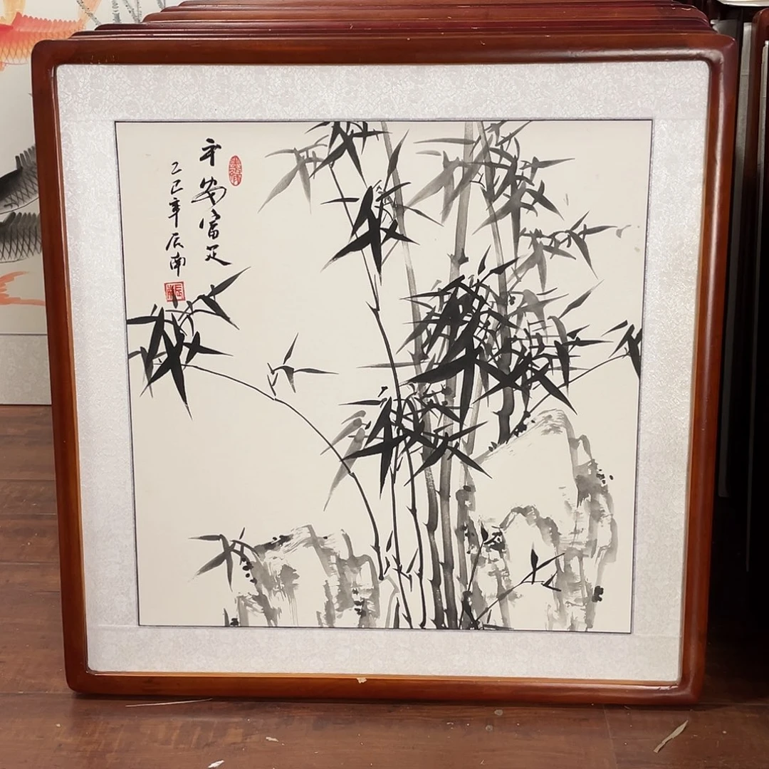 国画带框尺寸63*63厘米