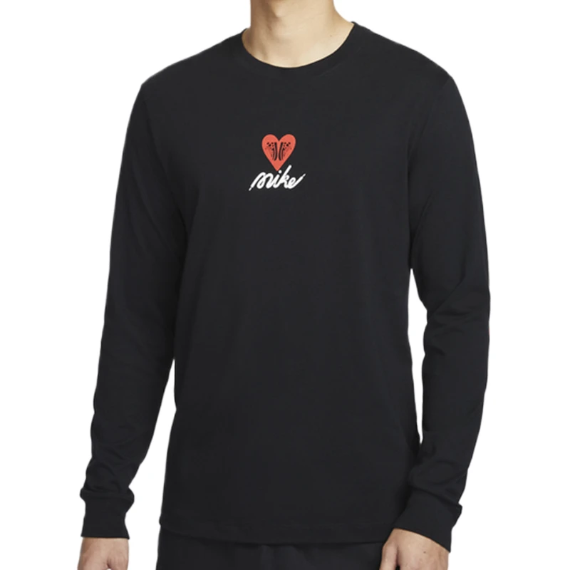 NIKE耐克AS U NSW TEE LS OC VDAY针织无领长T恤HV9808-010