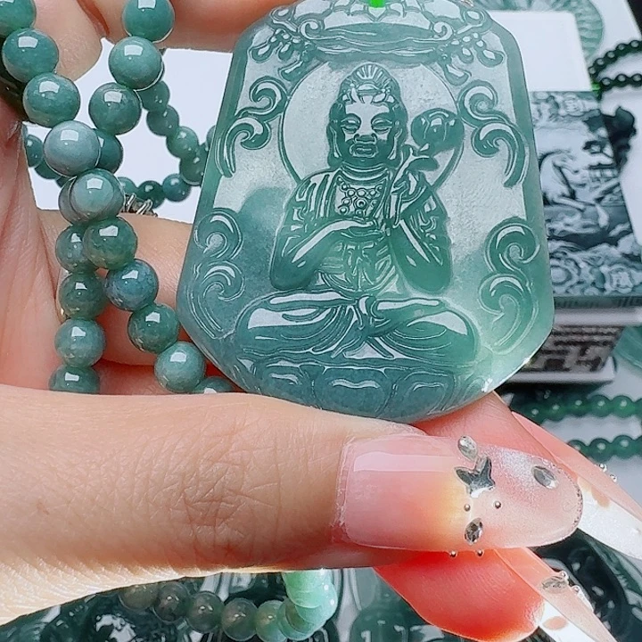 翡翠未镶嵌颈饰111