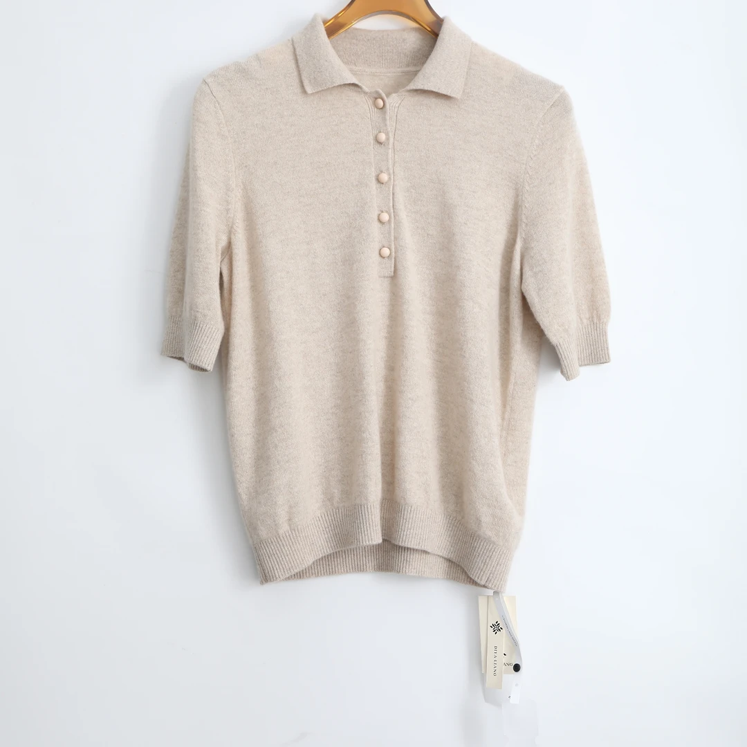 针织不褪色羊绒衫纯羊绒通勤开衫百搭打底高领休闲1210544