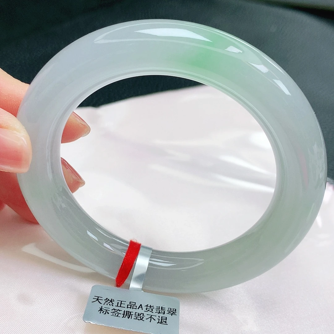 翡翠未镶嵌手镯缅甸天然a货翡翠手镯