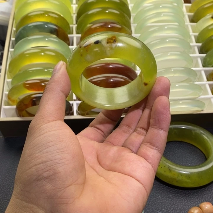 蛇纹石玉合金手镯51