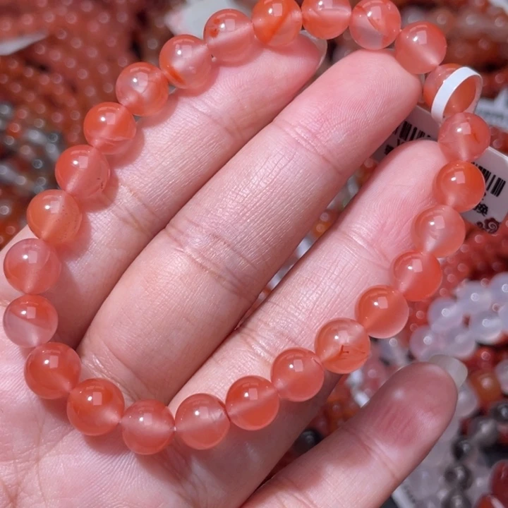 南红玛瑙未镶嵌冰粉单圈7.4m+4561