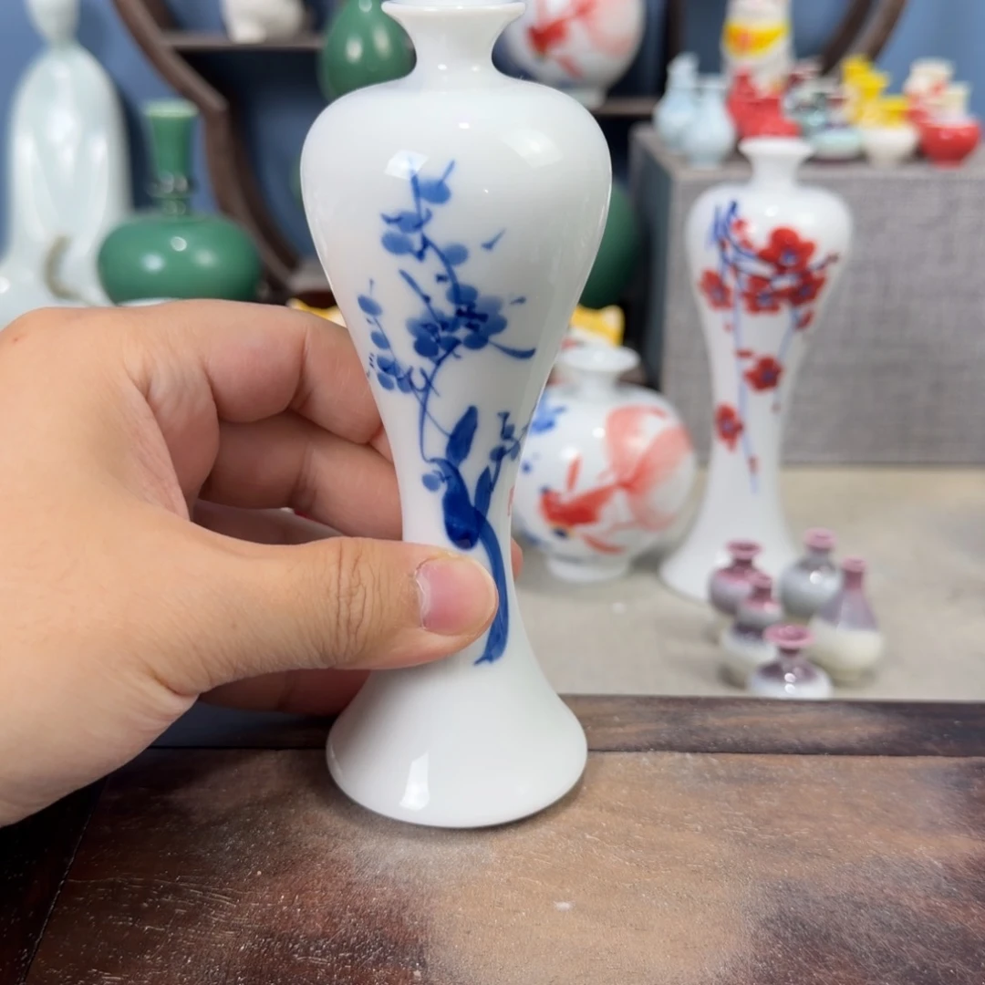 陶瓷手工小花器摆件