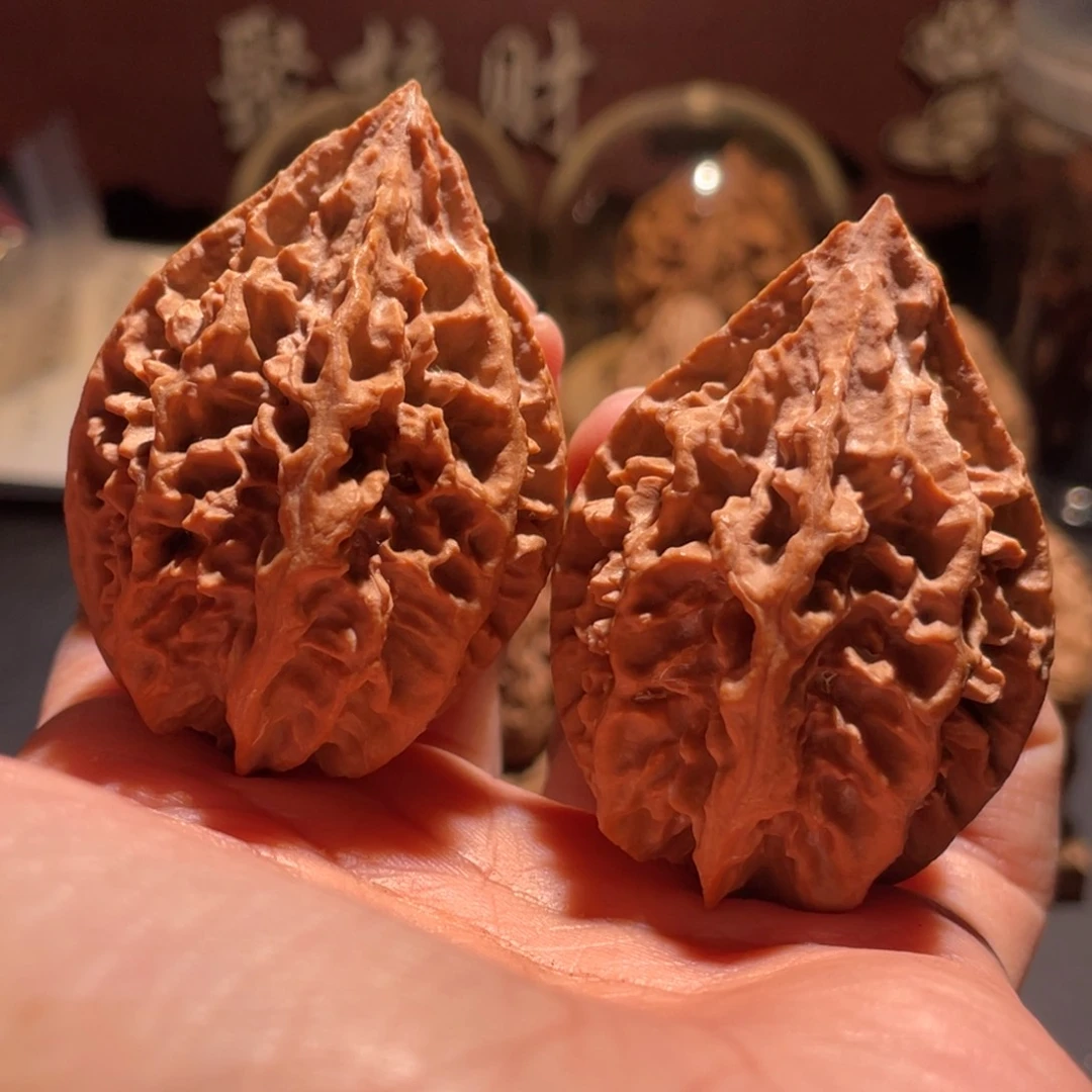 文玩核桃吊坠八棱龙脊26