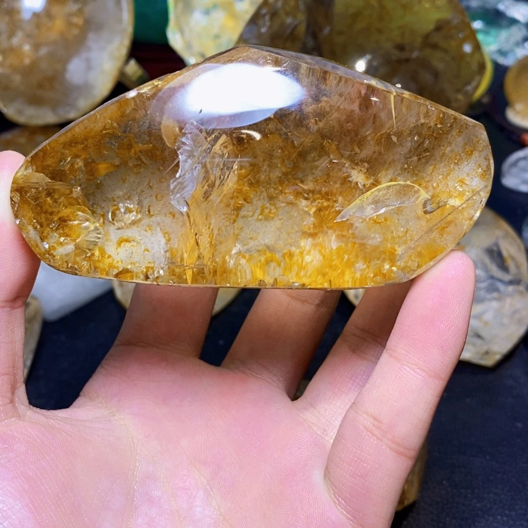 水晶天然礁花水晶随形未镶嵌