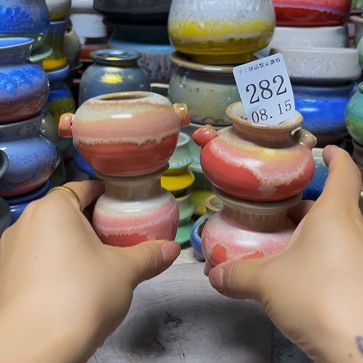 喝***鱼景德镇陶瓷手工制作