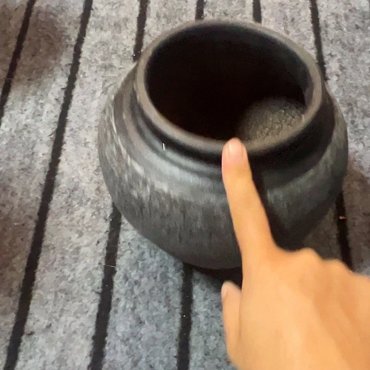 粗陶盆默认打孔高20口13