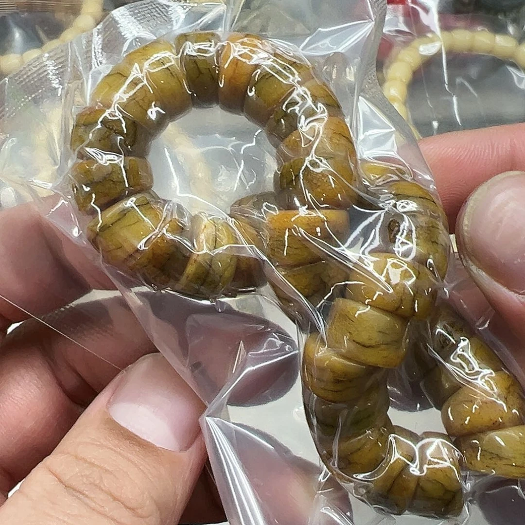 牛骨手串/手链111牛骨单圈大长1.2有粽裂