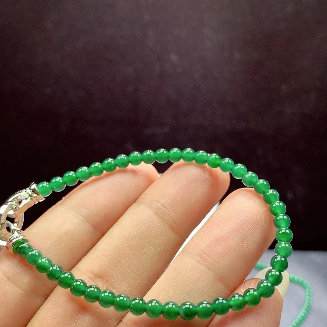 天然翡翠A货手链