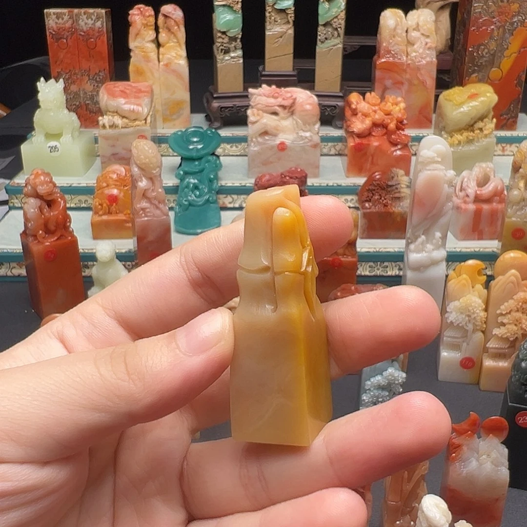 寿山石印石手工制作