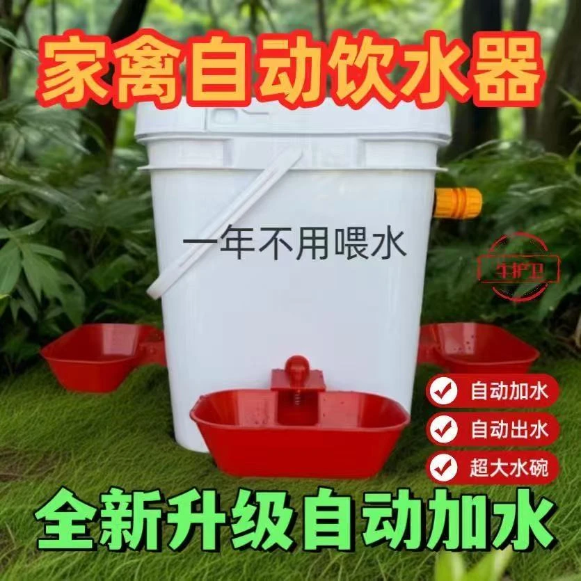 新款自动加水家禽鸡用饮水器养鸡喝水器大鸡鸡鸭鸽散养鸭鹅喂鸡雏