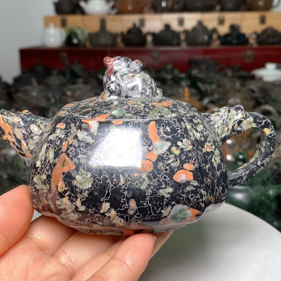 梅花玉高品缠丝料龙尊壶230cc