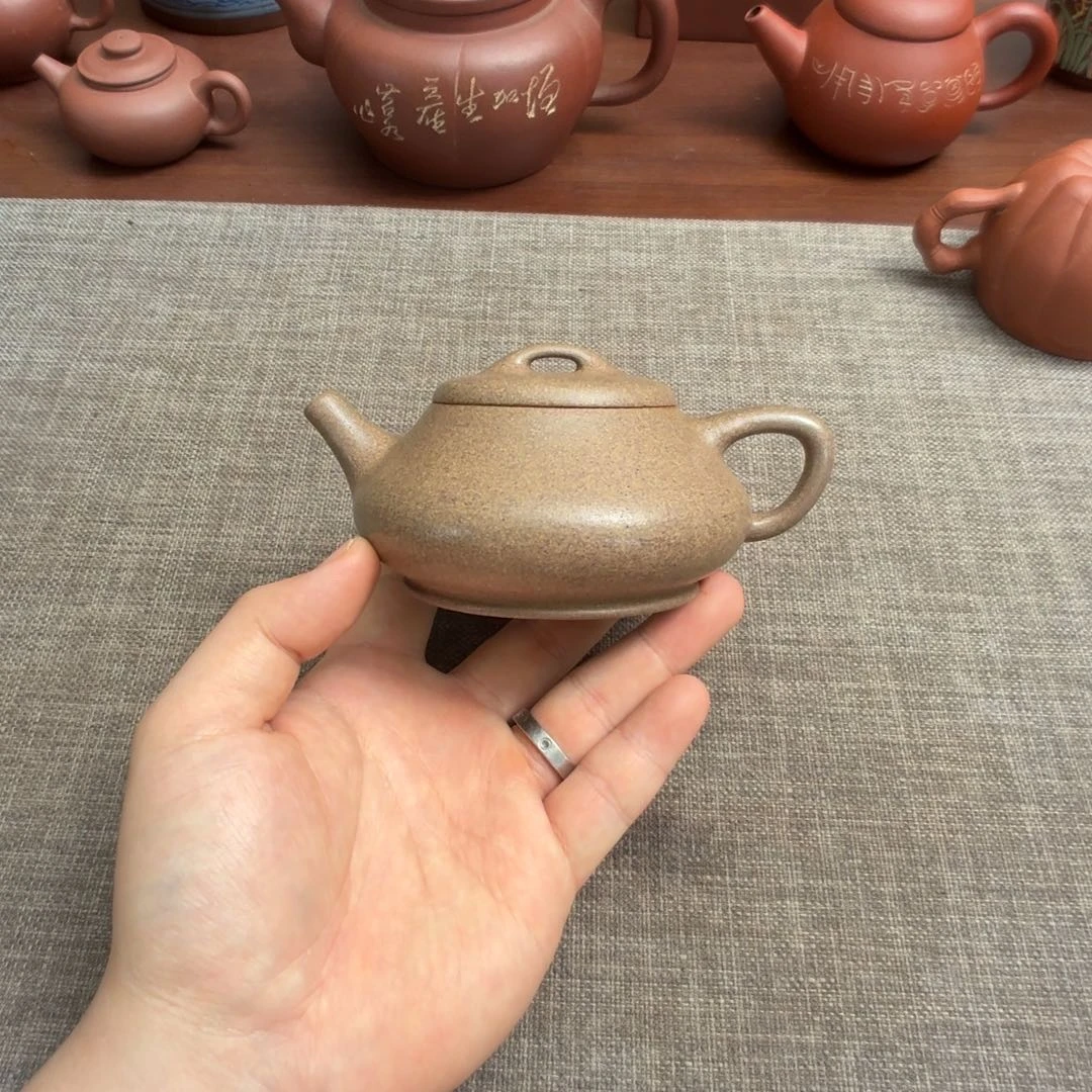 茶壶紫砂半手工 明炉壶